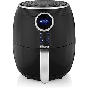 Tristar Friggitrice Ad Aria Airfryer Digitale, 4.5 Litri, 1500 W, 8 Programmi di Cottura, Schermo Tattile, senza Bpa, Nero
