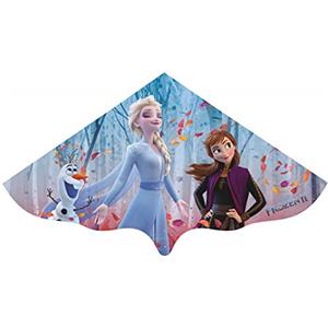 GÜNTHER FLUGSPIELE 1220 - Aquilone per bambini con il motivo di Elsa di Disney Frozen, aquilone a linea singola in robusto foil di PE, per bambini dai 4 anni in su, dimensioni circa 115 x 63 cm.