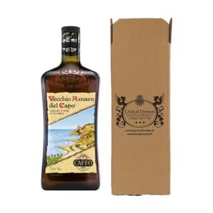 CG94 - Confezione in scatola Global Dream | Vecchio Amaro del Capo Liquore d'Erbe di Calabria Caffo, 70cl