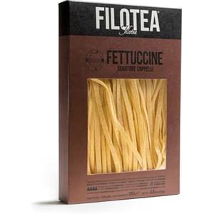 FILOTEA Fettuccine con Grano Senatore Cappelli Pasta all'Uovo Artigianale Special Line | con Uova Fresche | Lavorata a Mano 100% Made in Italy | Confezione 250g