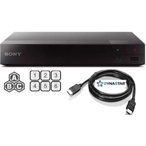 DYNASTAR Region Free Blu-Ray Player Compatible with Sony BDP-S1700 Multi Region Code Free | Blu-Ray Regions A, B, C | DVD Regions 0-8 with Dynastar 6FT HDMI Bundle