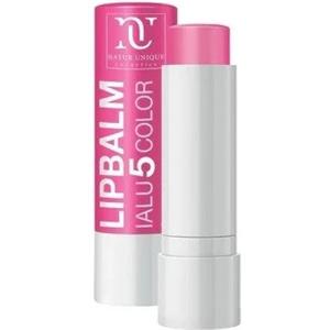 Natur Unique LipBalm Ialu5color Rosa 4,2 ml - Burrocacao Idratante con Acido Ialuronico e Aroma di Vaniglia