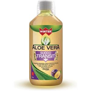 Winter Aloe Vera Succo Transit 1 Litro - Integratore per la Regolarità Intestinale con Aloe Vera e Estratti Vegetali