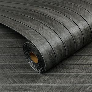 Livelynine Spesso Carta da Parati Adesiva Muro Legno Nero Carta Adesiva per Pareti Effetto Legno Scuro 3D Finto Pannelli Decorativi per Pareti Interne Soggiorno Camera da Letto Ufficio 30CMx2M