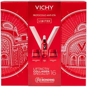 Vichy Liftactiv Collagen Specialist 16 - Cofanetto con Siero 30 ml, Crema Giorno 15 ml e Crema Notte 15 ml