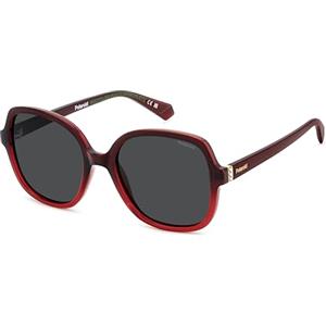 POLAROID SUNGLASSES FRAMES PLD 4177/S/X RED 55/19/145 DONNA, Rosso, 55/19/145