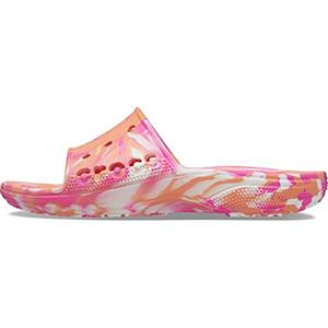 Crocs Unisex Adulto Baya 2 Marbled Amazon Slide Ciabatta, Papaya/Multi, 45/46 EU