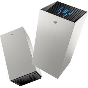 acer Router WiFi Predator Connect T7, WiFi 7, fino a 5.7 Gbps, Latenza 1 ms, Compatibile con Intel® Killer™ Prioritization Engine, Sistema Mesh