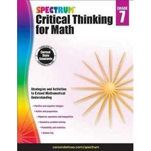 Spectrum Critical Thinking for Math, Grade 7: Volume 49