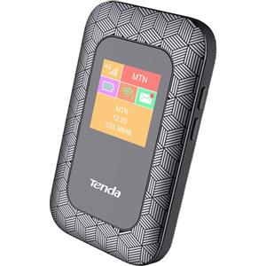 Tenda Router portatile Tenda Hotspot mobile 4G185 4G/LTE micro sim cat4 2100MAh Nero/Grigio [4G185 V3.0]