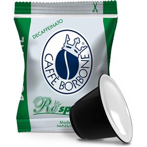 Caffè Borbone capsule Respresso compatibili Nespresso DEK VERDE conf. 50 pz
