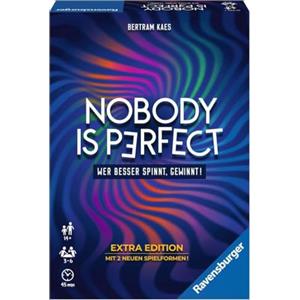 Ravensburger 26846 - Nobody is perfect Extra Edition - Kommunikatives Kartenspiel für die ganze Familie, Spiel für Erwachsene und Jugendliche ab 14 Jahren, für 3-6 Spieler: Wer besser spinnt, gewinnt!