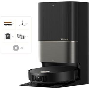 DREAME X50 Ultra Complete Robot Aspirapolvere, Sistema di Aggiramento Ostacoli AI e Navigazione a 360°, Aspirazione Fino a 20.000 Pa, Pulizia Profonda da Bordo a Bordo, Spazzola Districante