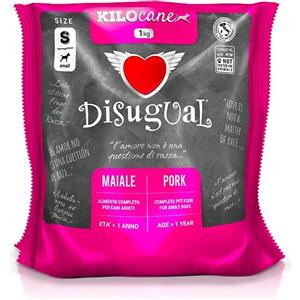 Disugual Crocchette per Cani Adulti Piccola Taglia con Maiale - 1 kg