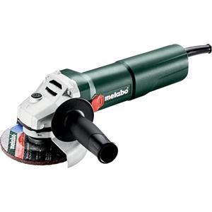 Metabo smerigliatrice angolare W 1100-125 - 603614000 - Con cuffia di protezione antirotazione e protezione contro il riavvio - Potenza assorbita nominale: 1100 W - Cavo da 2,5 m