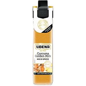 UBENA, Curcuma Golden Milk, Mix di Spezie per Bevande a Base di Latte, Aroma Intenso e Speziato, Formato Clip Sachet da 29 gr