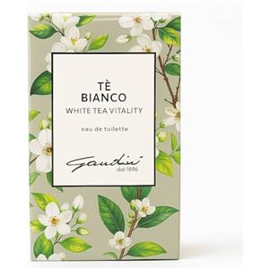 Gandini, Tè Bianco, Profumo da Donna, Eau de Toilette, Fragranza Primaverile e Fine, con Note di Cedro, Bergamotto, Tè Bianco, Iris, Pepe Bianco, Cardamomo, Muschio Bianco, Maté, Ambretta, 100 ml