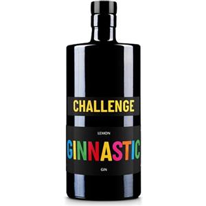 Ginnastic, Gin Challenge Lemon, 700 ml, Aroma Agrumato con Limoni Freschi di Martorano, Bisignano e Rocca Imperiale, Ideale per Gin Lemon e Fizz, Idea Regalo, 41.50% Vol.