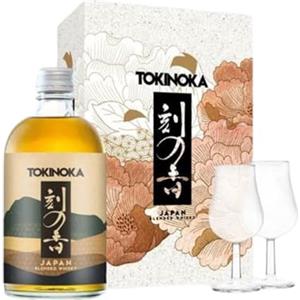 Tokinoka blended Whisky, Single Malt Akashi, whisky giapponese, maturazione in botti di rovere, frutta secca e sfumature mielate, Gift-box, 40% Vol.