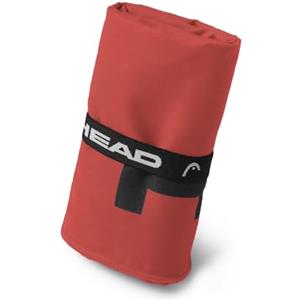 osama home HEAD Active - Asciugamano Microfibra con Elastico, Asciugamano Palestra Leggero Rapida Asciugatura, Valido come Telo Multiuso - Asciugamani Bagno Assorbente e Salvaspazio da Viaggio 60x110, Lava Red