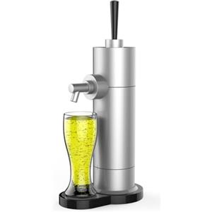 DarkSwan spillatore birra da casa, spillatrice birra portatile per birra in Lattina, perfect draft birra schiuma generatore pompe, dispenser birra goditi birra fresca sempre ovunque, Argento