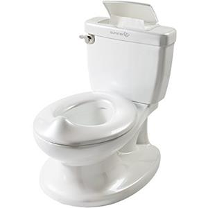 Summer Infant Vasino WC Bimbo con Suono Sciacquone, Tavoletta Ribaltabile e Scomparto Salviette, My Size Potty Bianco