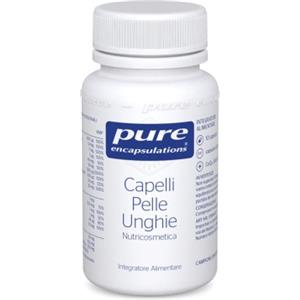 NESTLE' ITALIANA SpA Nestlè Pure Encapsulations Capelli Pelle Unghie 30 Capsule - Integratore per la Bellezza e la Salute