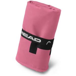 osama home HEAD Active - Asciugamano Microfibra con Elastico Asciugamano Palestra Leggero Rapida Asciugatura Valido per Telo Multiuso Asciugamani Bagno Assorbente Salvaspazio Viaggio 70x140, High-Visibility Pink