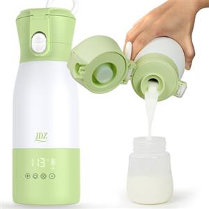 JDZ Scaldabiberon Portatile, JDZ Scalda Biberon Neonato Portatile 16000 mAh, Scaldabiberon Portatile Senza Fili 500ml, Scalda Biberon Neonato per Latte Materno e Acqua - Auto, Campeggio e Viaggi