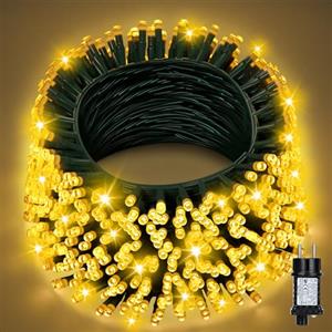 Zexwixs Luci Natale Esterno 30M 230 LED, Luci Albero di Natale Calde con Timer, 8 Modalità IP44 Impermeabile Illuminazione Natalizia per Interni Esterni Giardino Balcone Matrimonio Feste Decorazione