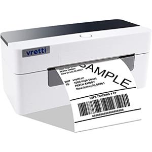 vretti Stampante Etichette, D463B Stampante Termica Etichette Spedizione 4x6, Etichettatrice per Piccole Imprese, Compatibile con Amazon, DHL, Etsy, DPD, UPS, Ebay & Shopify