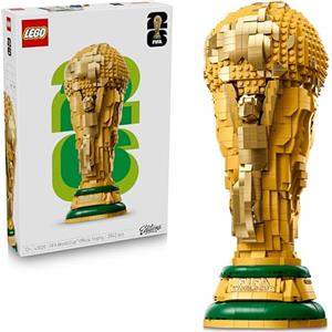 LEGO Editions Trofeo Ufficiale della Coppa del Mondo FIFA - Kit di Modellismo Fai da Te 3D con Minifigure da Collezione - Regalo per Ragazzi e Ragazze da 12 Anni in su e Adulti Fan dello Sport - 43020