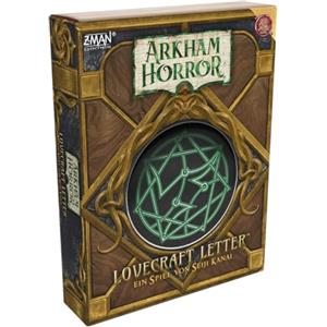 Z-Man Games, Arkham Horror: Lovecraft Letter, Gioco d'intenditori, Gioco di Carte, 2-6 Giocatori, dai 14+ Anni in su, 30-45 Minuti, Tedesco