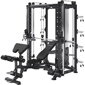 MAXXUS Multipower Palestra 10.1 - Lat Machine, Acciaio, Maniglia Canottaggio, Professionale, Stazione Dip, Panca Pesi - Smith Machine, Multi Gym Multifunzione, Attrezzo, Macchina, Macchinari, Rack