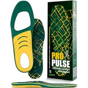 SPIFFYFOOT Solette per Spina Calcaneare, Fascite Plantare, Dolore al Tallone, Piede Piatto, Antipronazione, Solette Running Uomo/Donna con Supporto per Arco Plantare, Plantari Regolabili (M - 37/41EU)