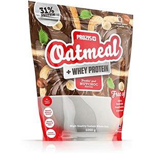 Prozis Oatmeal with Whey Protein Farina D'Avena, NutChoc - 1000 gr