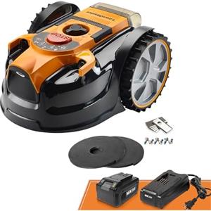 Lawnmaster VBRM16 Plus OcuMow robot tosaerba senza fili adatto per fino a 200 ㎡ tagliaerba semoventi, robot senza fili