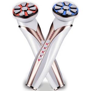 JMFBeauty Dispositivo di radiofrequenza RF_EMS_VR per la casa 1 MHz 90 KHz 3 colori BIO_fotonoterapia Luce della pelle blu verde luce rossa per viso e corpo massaggiatore ringiovanimento della pelle