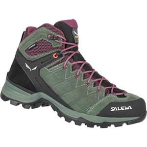 SALEWA Ws Alp Mate Mid Ptx, Scarponi da trekking e da escursionismo Donna, Verde (Duck Green/Rhododendon), 38 EU