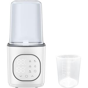Jradse Riscaldatore Biberon Scaldabiberon Multifunzione & Sterilizzatore, Riscaldamento Rapido e Mantenimento Caldo 24h per Latte Materno, Formula e Alimenti per Neonati con Sterilizzazione a Vapore