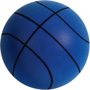 Generisch - Pallone da basket silenzioso in poliuretano espanso, 18 cm/21 cm/24 cm, per l'allenamento in casa, pallone da basket leggero per bambini e adulti