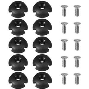Lanko 10pcs Deck Line Guide Split Round Out Pull Rope Buckle Fitting Accessori per Kayak Canoe Boat