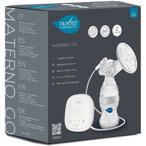 Nuvita Tiralatte Elettrico Singolo a 2 Fasi con 9 Livelli di Intensità, Compatto e Discreto