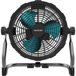 Cecotec Ventilatore da Pavimento Industriale Proindustry Portable. 12000mAh, Diametro 25,4cm, 9 Velocità, Batteria Potente, Design Robusto, Inclinazione Regolabile, Griglia Protettiva,Facile Trasporto