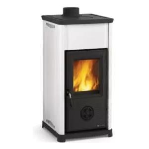 La Nordica Extraflame Stufa a legna la nordica + extraflame tea bianco 7 kw