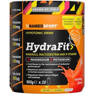 Named Sport HydraFit 400g - Integratore di Sali Minerali e 9 Vitamine per Idratazione Ipotonica
