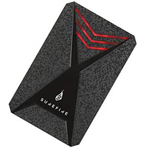 Surefire Bunker Gaming SSD 2,5" I 512 GB I Unità SSD esterna I Adattatore USB-C I Windows & MacOSx I Velocità di lettura e scrittura 450MB/s e 430MB/s I PC Playstation e Xbox I powered by Verbatim