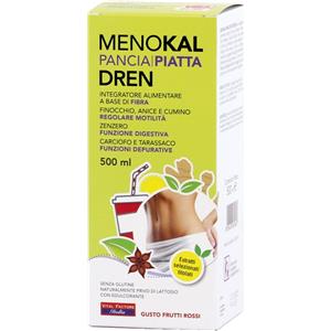 Vital Factors MenoKal Pancia Piatta Dren 500 ml - Drenante al gusto frutti rossi