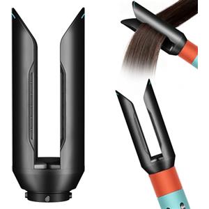 Chuancheng Accessorio piastra per capelli per Dy-son Airwrap HS01 HS05 HS08, spazzola asciugacapelli pre-styling per capelli ricci, accessorio professionale per capelli da salone (nero)