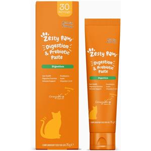 Zesty Paws Cat Digestion Paste - Supporto Digestivo e Immunitario con OmegaVie e Gusto di Pesce - 75 g